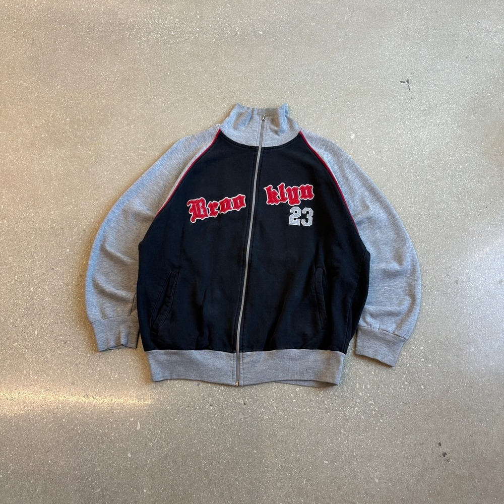 Vintage 90s Club Athlete Brooklyn 23 Track Jacket Full Zip Mens L